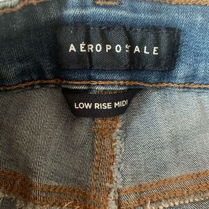 Aeropostale low rise ripped shorts